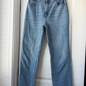 Abercrombie & Fitch Light Blue 90s Straight Leg Jeans